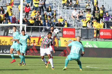 Fluminense, Florida Kupası 'nda 15 Ocak 2018' de Orlando Florida 'da oynanan Spektrum Stadyumu' nda Barcelona SC 'ye karşı..  