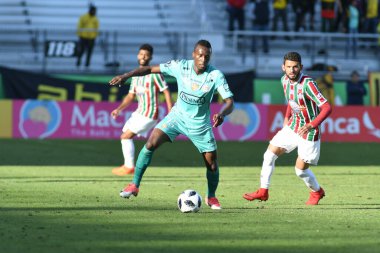 Fluminense, Florida Kupası 'nda 15 Ocak 2018' de Orlando Florida 'da oynanan Spektrum Stadyumu' nda Barcelona SC 'ye karşı..  