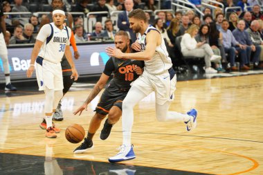 Orlando Magic, 21 Şubat 2020 Cuma günü Orlando Florida 'daki Amway Center' da Dallas Mavericks 'e ev sahipliği yapıyor..  