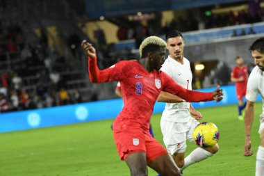 Amerikan Futbol Takımı 15 Kasım 2019 Cuma günü Orlando Florida 'daki Exploria Stadyumu' nda oynanan Concacaf Uluslar Ligi karşılaşmasında Kanada 'ya ev sahipliği yapmaktadır.