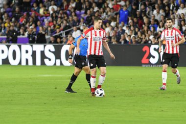 Korintliler, 10 Ocak 2018 'de Orlando City Stadyumu' nda düzenlenen Florida Kupası 'nda PSV Eindhoven' a karşı..  