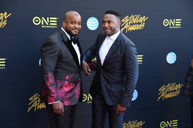 24 Mart 2018 Cumartesi günü Las Vegas 'taki Orleans Resort' ta düzenlenen 33. Yıldız Ödülleri Kırmızı Halı sırasında ünlüler.