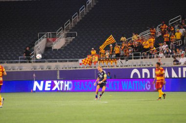 Orlando City SC, 29 Haziran 2016 'da Orlando Florida' daki Kamp Dünyası Stadyumu 'nda Fort Lauderdale Strikers' a ev sahipliği yaptı..
