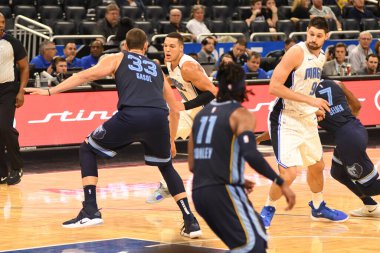 Orlando Magic 10 Ekim 2018 tarihinde Orlando Florda 'daki Amway Center' da Memphis Grizzilies 'e ev sahipliği yaptı.. 
