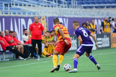 Orlando City SC, 29 Haziran 2016 'da Orlando Florida' daki Kamp Dünyası Stadyumu 'nda Fort Lauderdale Strikers' a ev sahipliği yaptı..