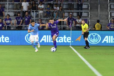 Orlando City 26 Temmuz 2018 'de Florida Exploria Stadyumu' nda NYC FC 'ye ev sahipliği yaptı. Fotoğraf: Marty Jean-Louis