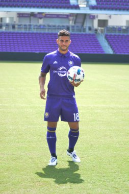 Orlando City SC, Dom Dwyer 'ı tanıtmak için bir basın toplantısı düzenledi..  
