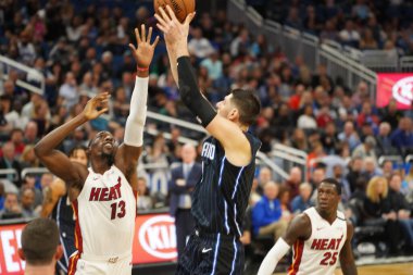 Orlando Magic 1 Şubat 2020 tarihinde Orlando Florida 'daki Amway Center' da Miami Heat 'e ev sahipliği yaptı.. 