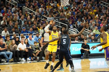 Orlando Magic 11 Aralık 2019 Çarşamba günü Orlando Forida 'daki Amway Center' da Los Angeles Lakers 'a ev sahipliği yaptı..  