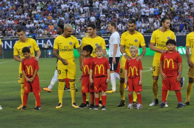 Paris Saint-Germain, Tottenham Hotspur 'a karşı 22 Temmuz 2017' de Orlando Florida 'daki Citrus Bowl' da.  