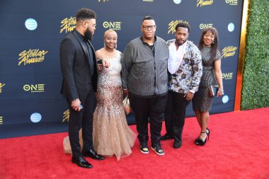 24 Mart 2018 Cumartesi günü Las Vegas 'taki Orleans Resort' ta düzenlenen 33. Yıldız Ödülleri Kırmızı Halı sırasında ünlüler.