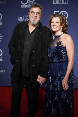 15 Ekim 2019 'da Nashville, Tennessee' deki Linbscome Üniversitesi 'nde verilen 50. GMA Dove Ödülleri sırasında kırmızı halı. 