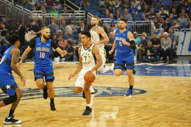 Orlando Magic 10 Kasım 2019 'da Indiana Pacers' ı Amway Center 'da ağırlıyor. Fotoğraf: Marty Jean-Louis