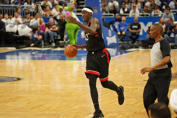 Orlando Magic Hospeda Toronto Rapters Durante Playoff Nba Amway Arena — Fotografia de Stock