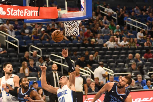 Orlando Magic Empfangen Oktober 2018 Die Memphis Grizzlies Amway Center — Stockfoto