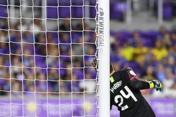 Orlando Pride Värd För Houston Dash Orlando City Stadium Den — Stockfoto