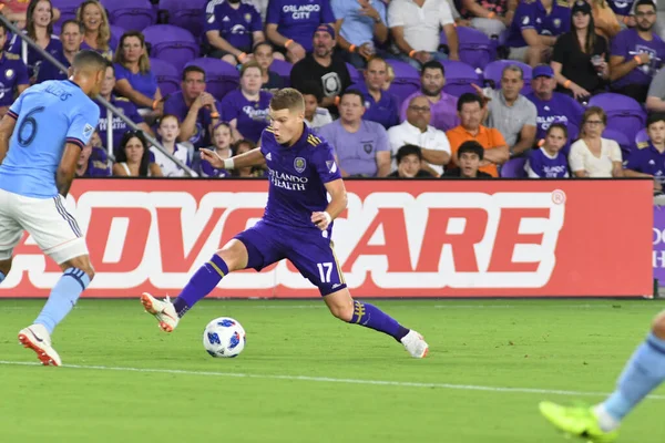 Orlando City 26 Temmuz 2018 'de Florida Exploria Stadyumu' nda NYC FC 'ye ev sahipliği yaptı. Fotoğraf: Marty Jean-Louis