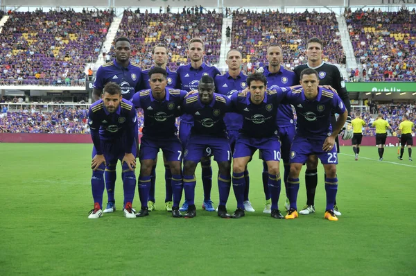 Orlando City Gospodarzem Nyc Orlando City Stadium Orlando Florida Dniu — Zdjęcie stockowe