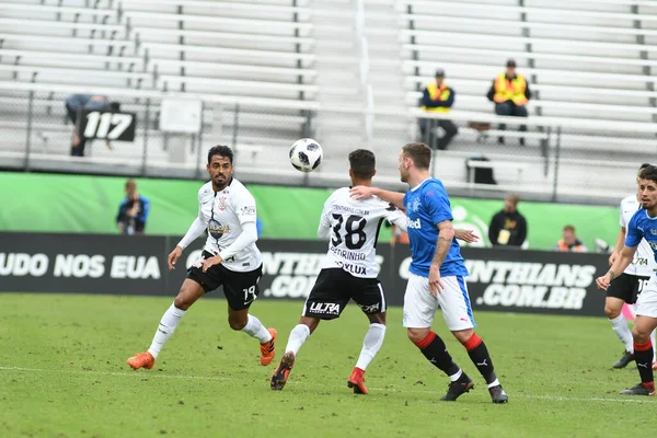 Rangers Corinthians Podczas Pucharu Florydy Stadionie Spectrum Stycznia 2018 Orlando — Zdjęcie stockowe