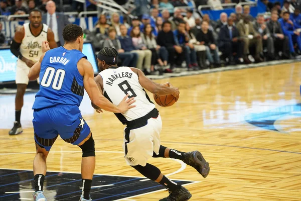 Orlando Magic Gastheer Van Clippers Het Amway Center Orlando Florida — Stockfoto