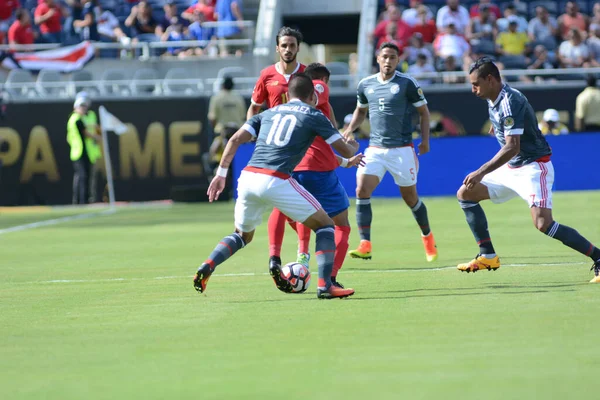 Costa Rica Affronta Paraguay Durante Centenario Della Copa America Camping — Foto Stock