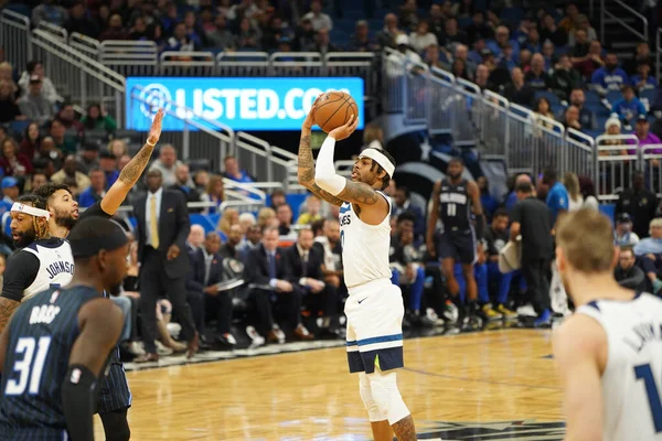 Orlando Magic Φιλοξενήσει Την Μινεσότα Timberwolves Στο Amway Center Την — Φωτογραφία Αρχείου