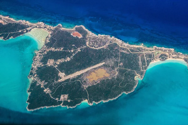 カリブ海の島々の空中展望 — ストック写真