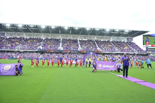 Orlando City Värd För New York City Orlando City Stadium — Stockfoto