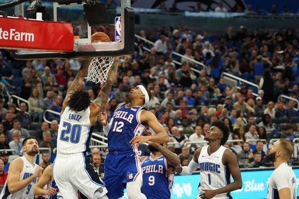 Orlando Magic Philadelphia 76Ers Kasım 2019 Çarşamba Günü Amway Center — Stok fotoğraf