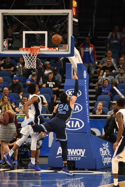 Orlando Magic Värd För Memphis Grizzilies Amway Center Orlando Florda — Stockfoto