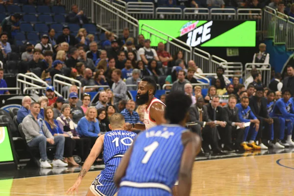 Orlando Magic Gospodarzem Houston Rockets Amway Arena Niedzielę Stycznia 2019 — Zdjęcie stockowe