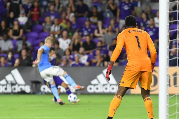 Orlando City 26 Temmuz 2018 'de Florida Exploria Stadyumu' nda NYC FC 'ye ev sahipliği yaptı. Fotoğraf: Marty Jean-Louis