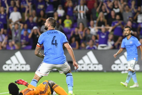 Orlando City 26 Temmuz 2018 'de Florida Exploria Stadyumu' nda NYC FC 'ye ev sahipliği yaptı. Fotoğraf: Marty Jean-Louis
