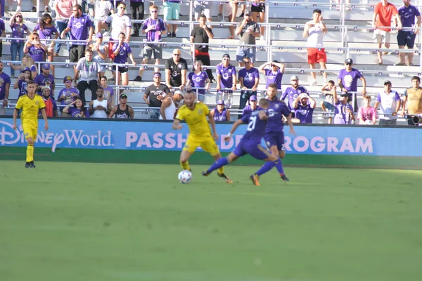 Orlando City Φιλοξενεί Columbus Crew Στο Orlando City Stadium Στο — Φωτογραφία Αρχείου