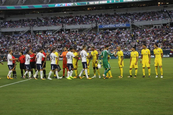 Paris Saint-Germain, Tottenham Hotspur 'a karşı 22 Temmuz 2017' de Orlando Florida 'daki Citrus Bowl' da.   