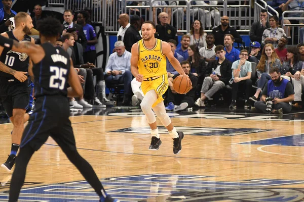 Orlando Magic Házigazdája Arany Állami Harcosok Amway Center Orlando Florida — Stock Fotó