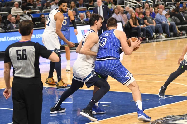 Orlando Magic Hospeda Minnesota Timberwolves Amway Arena Fevereiro 2019 Orlando — Fotografia de Stock