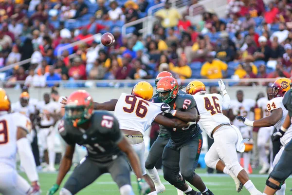 Florida Rattlers Face Bethune Cookman Wildcats Durig Florida Classics Camping — стокове фото