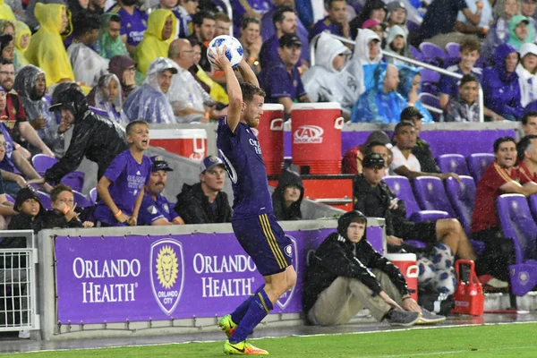 Orlando City Hospeda Atlanta United Orlando City Stadium Orlandon Julho — Fotografia de Stock