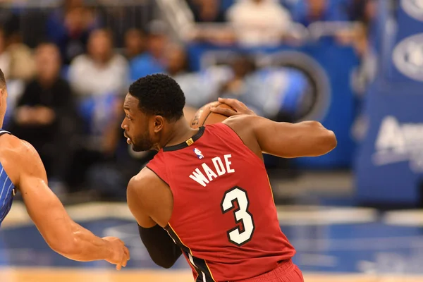 Orlando Magic Hostí Miami Heat Amway Center Orlandu Floridě Října — Stock fotografie