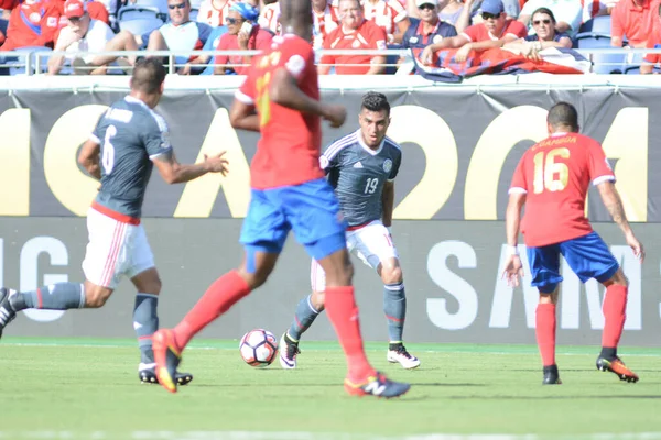 Costa Rica Enfrenta Paraguay Durante Copa América Centenario Camping World —  Fotos de Stock