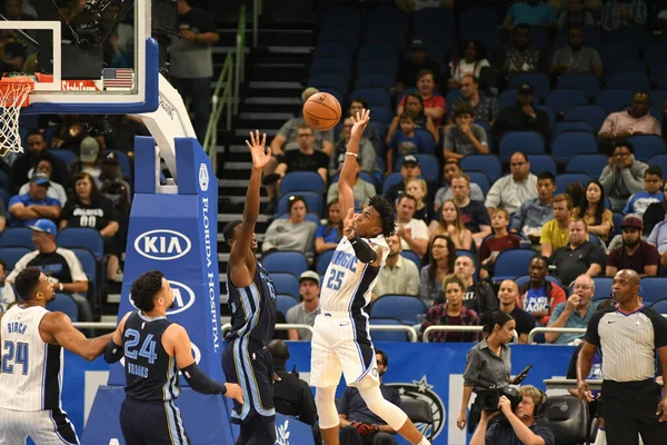 Orlando Magic Empfangen Oktober 2018 Die Memphis Grizzlies Amway Center — Stockfoto