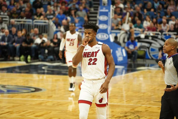 Jogo Basquete Temporada Nba Orlando Magic Miami Heat Janeiro 2020 — Fotografia de Stock