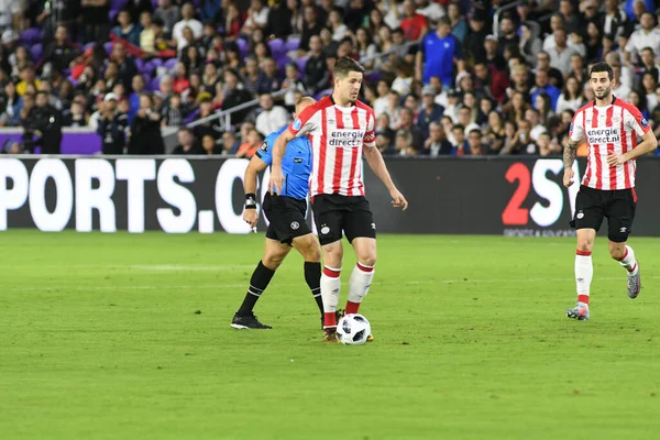 Korintliler, 10 Ocak 2018 'de Orlando City Stadyumu' nda düzenlenen Florida Kupası 'nda PSV Eindhoven' a karşı..  