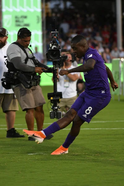 30 Temmuz 2019 'da Orlando Florida' da Disney 'in Vahşi Spor Dünyası' nda MLS All-Star Yetenek Yarışması. 