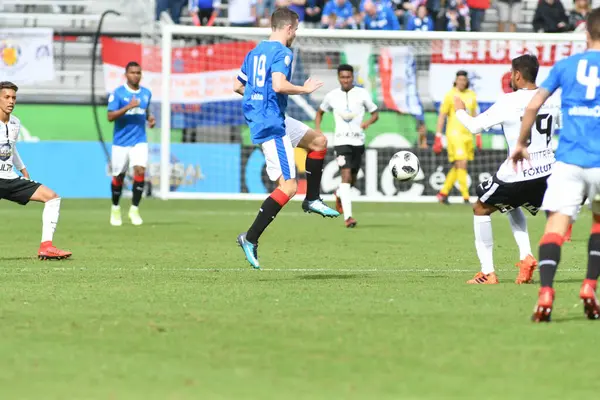 Rangers Corinthians Durante Copa Flórida Spectrum Stadium Janeiro 2018 Orlando — Fotografia de Stock