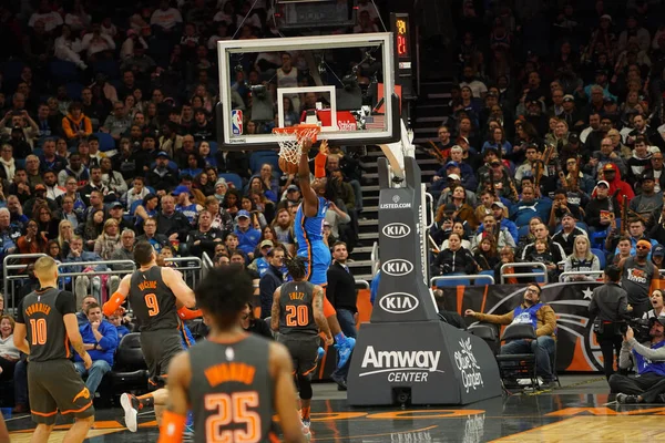 Basket Spel Amway Center Orlando Florida Onsdag Januari 2020 — Stockfoto