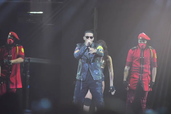 Daddy Yankee Och Don Omar Konsert Amway Center Orlando Florida — Stockfoto