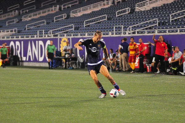 Orlando City Värd Fort Lauderdale Strikers Camping World Stadium Orlando — Stockfoto