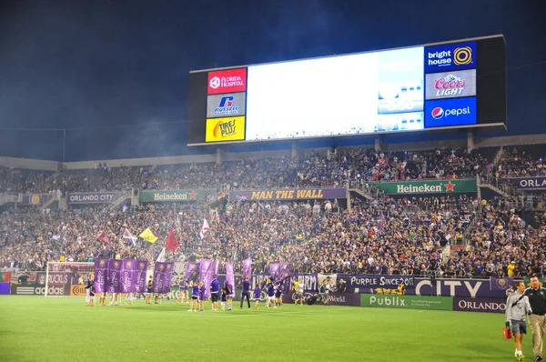 Orlando City Ospita Montreal Impact Camping World Stadium Ottobre 2015 — Foto Stock